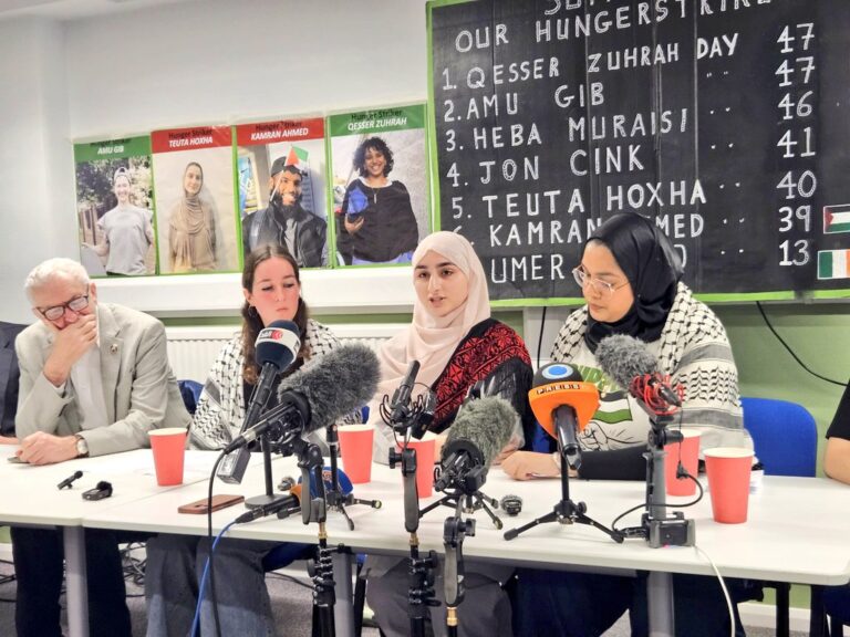 UK government faces criticism as Palestine Action prison hunger strikers near critical stage