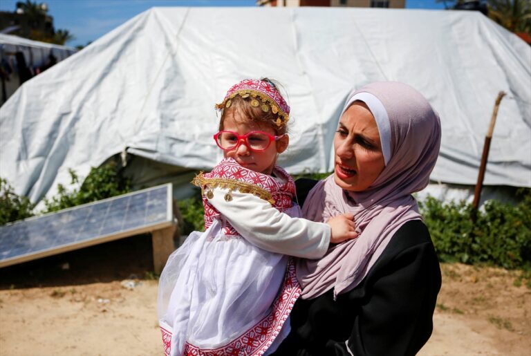 30 months after Gaza hospital bombed mother and daughter reunited