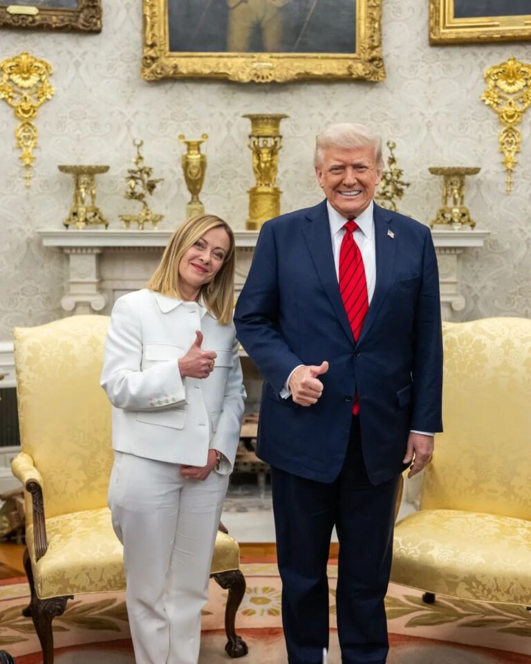 Trump shoots off his mouth once again with Italy’s PM Meloni his latest target