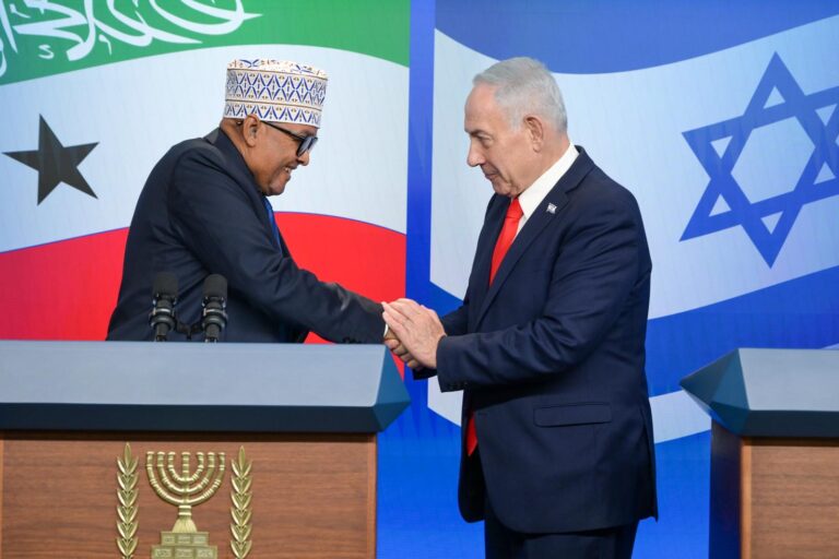 Somaliland deepens Israel ties with Jerusalem embassy opening